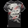 Men's Chinese Fashion Pencil T-Shirt Long Men's Summer Short Sleeve T Blood Korean Half-Sleeve T-Shirt 9120