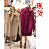 9577 autumn solid color lapel shirt 