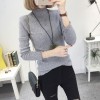 8085 # autumn and winter new Slim thin high collar sweater female Korean long-sleeved sweater