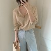 2007 # Korean chic shirt women loose long-sleeved shirt