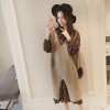 6495 Korean fashion long vest sweater