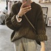 1966 Korean fashion retro hedging large size sweater