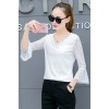 646 autumn new shirt women's long-sleeved Korean short loose shirt