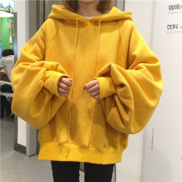 172 Harajuku lantern sleeves hooded sweatshirt