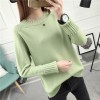 1021 # autumn and winter new loose round neck collar sweater female autumn winter Korean long-sleeved sweater