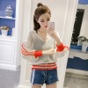 554 Korean fashion V - neck loose sweater