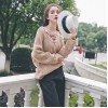 Autumn and winter Korean fashion thick needle ulzzang loose knit sweater 2070#