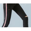 1917 Korean fashion black broken Slim pencil pants