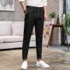 758 Men's original color jeans elastic pants