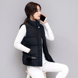 1645 women ball cotton down vest jacket