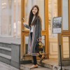 1080 Korean fashion cardigan Loose long Jacket
