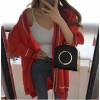 642 Korean fashion loose casual knit cardigan sweater coat