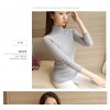 8839 slim high neck sweater