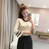 626 autumn and winter self-cultivation long-sleeved round neck sweater