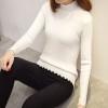 3112 # 2017 early autumn women's Korean fashion high-collar loose sweater