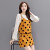 3803 dot prints three-pieces suit