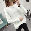 1021 # autumn and winter new loose round neck collar sweater female autumn winter Korean long-sleeved sweater