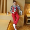 5017 Korean cartoon pattern pregnant women belly pants