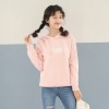 9169 Korean fashion simple printing hooded sweatshirt