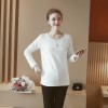 6680 # real shot 2017 autumn Korean long-sleeved maternity pregnant women solid color T-shirt fashion pregnant women coat