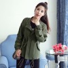 1983 2017 autumn new loose casual short jacket army green jacket