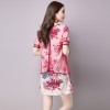 649 Women's spring and summer Chinese style improved fashion cheongsam dress