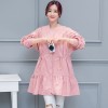 7086# 2017 spring new Korean fashion printed loose thin women coat fashion jacket