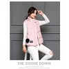 1620 stand collar down short vest jacket