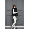 1620 stand collar down short vest jacket