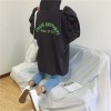 254 chic Korean fashion hooded loose letters printed sweatshirt