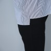 Spring new Korean fashion loose thin vertical striped shirt