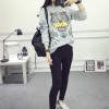 2182 tiger head embroidery thickening warm sweatshirt