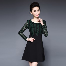 801 Women's middle-aged mother dress