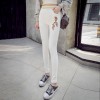 1769 Autumn embroidery pencil leg Leggings 