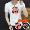 Chinese wind hot discsetting Teened Slim summer youth mask printing short sleeve T shirt 620