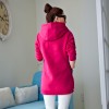 5337 thick woolen hooded warm long sweatshirt