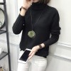 8091 # autumn and winter new women's Korean high-necked sweater