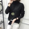 8091 # autumn and winter new women's Korean high-necked sweater