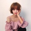 979 popular temperament girl lotus leaf off shoulder shirt