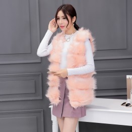 8240 autumn and winter imitation fox fur vest