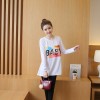 9009 # (real shot) 2017 spring new long-sleeved baby shirt + leggings pregnant women set