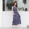 7055 new Korean fashion chiffon sleeveless dress