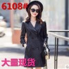 6108-1 Spring and autumn women's Pu leather motorcycle jacket