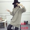 8953 #High collar collar sweater women loose thick winter long sweater