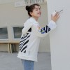 828 Korean fashion embroidery stickers white denim jacket