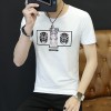 2017 summer round neck short-sleeved T-shirt mask Chinese style t-shirt 619