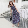 7055 new Korean fashion chiffon sleeveless dress