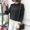 8103 women autumn and winter Korean fashion long-sleeved short bottoming sweater