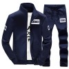 Leisure suit men autumn and winter trend Korean sports male long sleeve sweater jacket two sets EK809