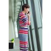 9662 Autumn and summer new knit long dress